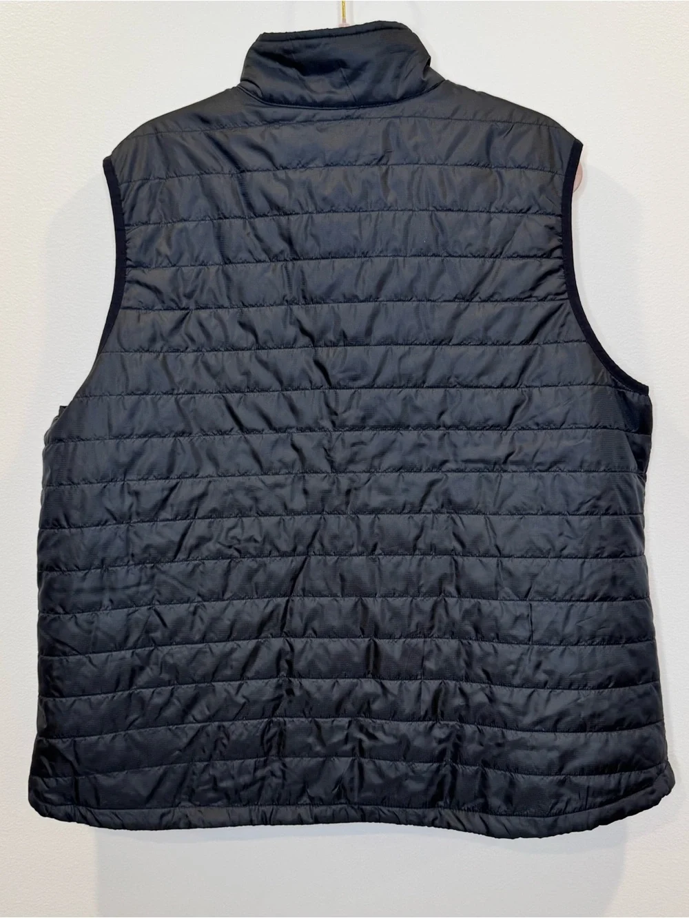 Crossland Men’s Black Packable Quilted Vest Red Embroidered Tiger Logo 3XL